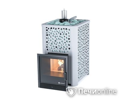 Дровяная печь-каменка ИзиСтим Ялта 25 (Березовый лист), AISI 321 в Шымкенте